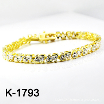 Bracelets en argent sterling Silver Pave CZ (K-1793. JPG)